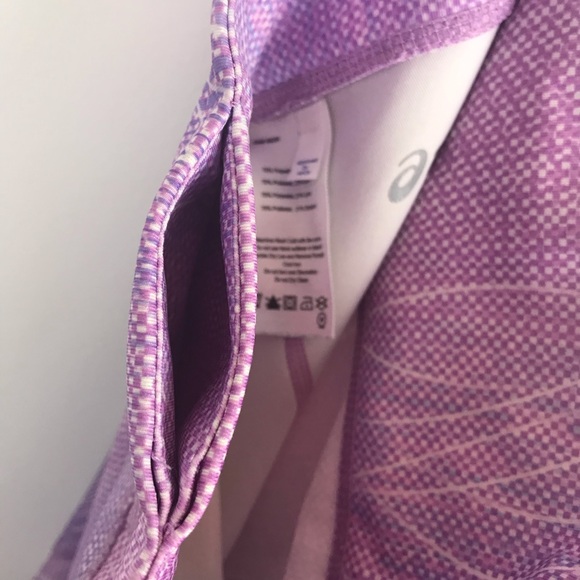 OASICS purple knee Leggings Size M - Picture 10 of 10